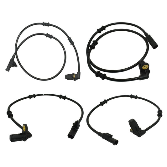 ya 5 8.10 4pcs ABS Wheel Speed Sensor for Mercedes-Benz ML350 ML500 2003-2005 Front & Rear