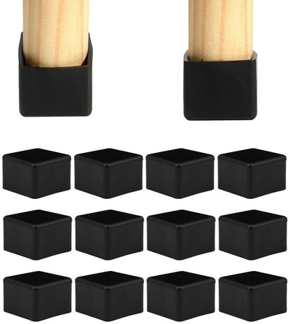 ya 26 10.21 baidi Protector Chair Leg Cap Feet Protector Pad 12 Pcs PVC Square Table Covers