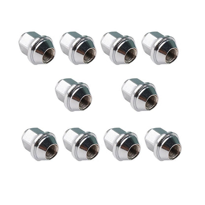 ya 5 8.10 10x Wheel Lug Nut Chrome Fit for Edge 15-19 Fusion 17-19 for Mustang 15-19 MKX 16-19