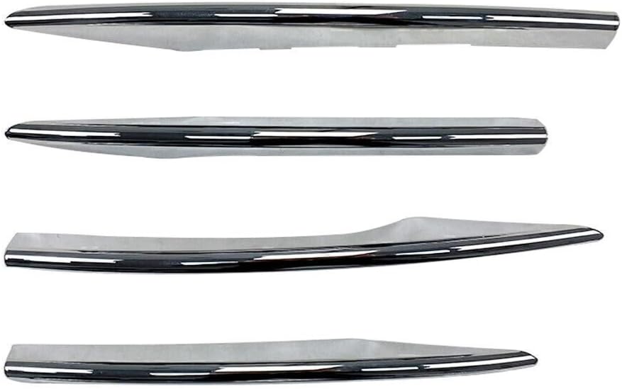 ya 4 8.14 for Mercedes-Benz E Class W213 E260 E300 E53 Chrome Front Fog Light Trim Cover