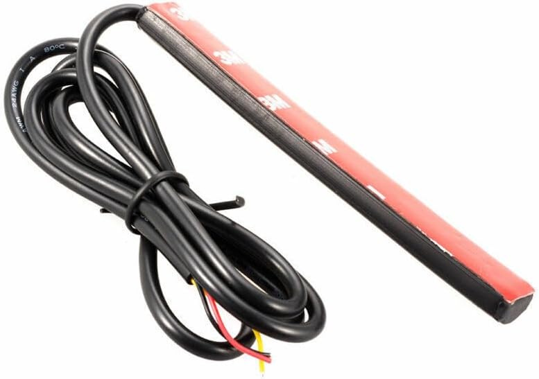 ya 23 10.7 baidi 2Pcs 18LED Flexible Amber/Red Motorcycle ATV Tail Brake Stop Turn Signal Lightsa
