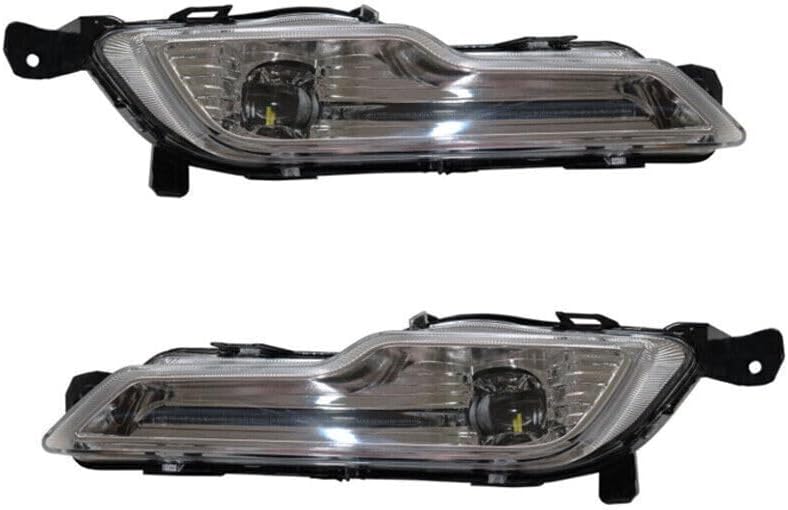 ya 10 9.16 zhengce Pair LED Fog Lights Driving Bumper Lamps Fit for Ford Explorer 2018-2019 2P