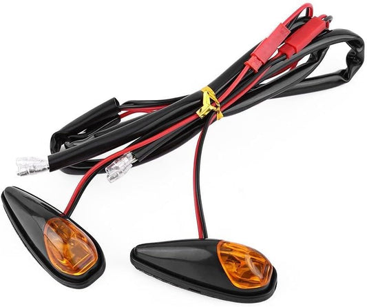 ya 4 8.14 Car 2pcs LED Motorcycle Flush Mount Turn Signal Light Motorbike Indicator Lamp