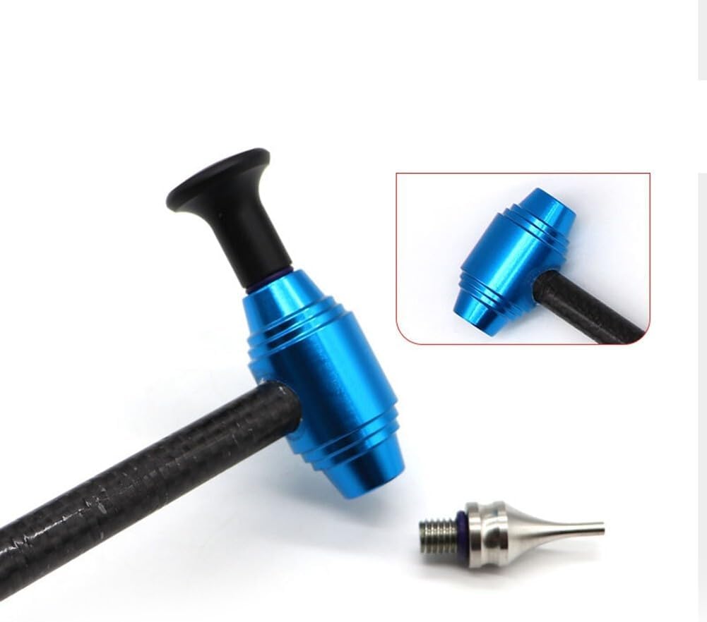 ya 4 8.14 Red car Body dent Removal and Repair Tools (Using tap Water Paint- Hammer Pencil Hail)