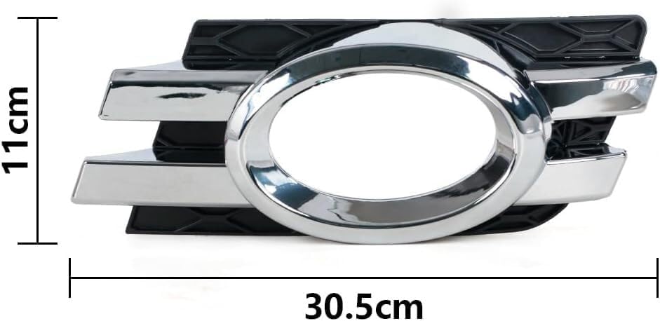 ya 7 8.24 baidi Pair Chrome Front ?Fog Light Trim Cover for Mercedes-Benz 07-09 GL320 GL350 X164
