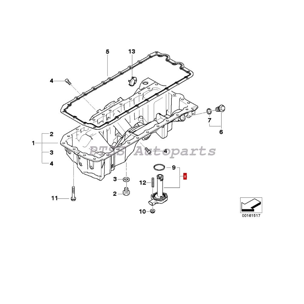 ya 5 8.24 baidi 12617567722 OE FEBI Oil Level Sensor for BMW 525i 528i 530i 535i X3 X5 X6 3.0
