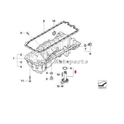 ya 5 8.24 baidi 12617567722 OE FEBI Oil Level Sensor for BMW 525i 528i 530i 535i X3 X5 X6 3.0