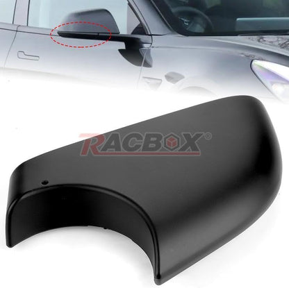 ya 11 9.14 baidiBlack Right Door Side Rearview Mirror Cover Trim Cap For 2017-2022 for Tesla for Model 3