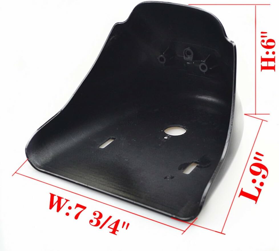 ya 4 8.10 Unpainted Black Chin Fairing Front Spoiler for Harley Sportster XL 883 XL1200