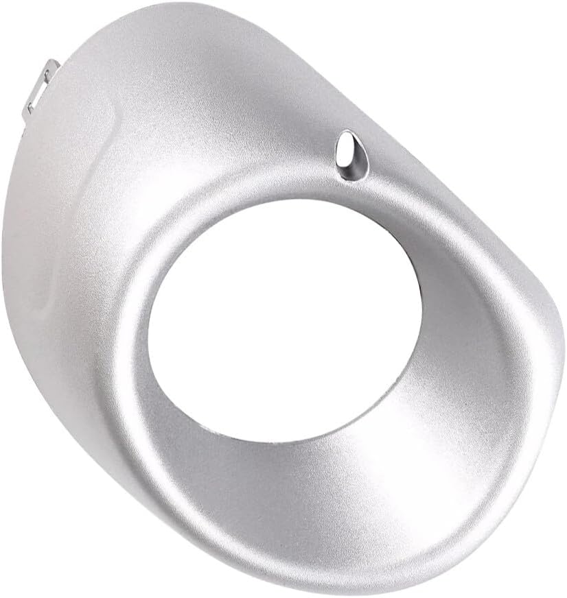 ya 9 10.24 Front Bumper Fog Light Cover Driver Side Silver for Outlander 2013-2015 Plastic