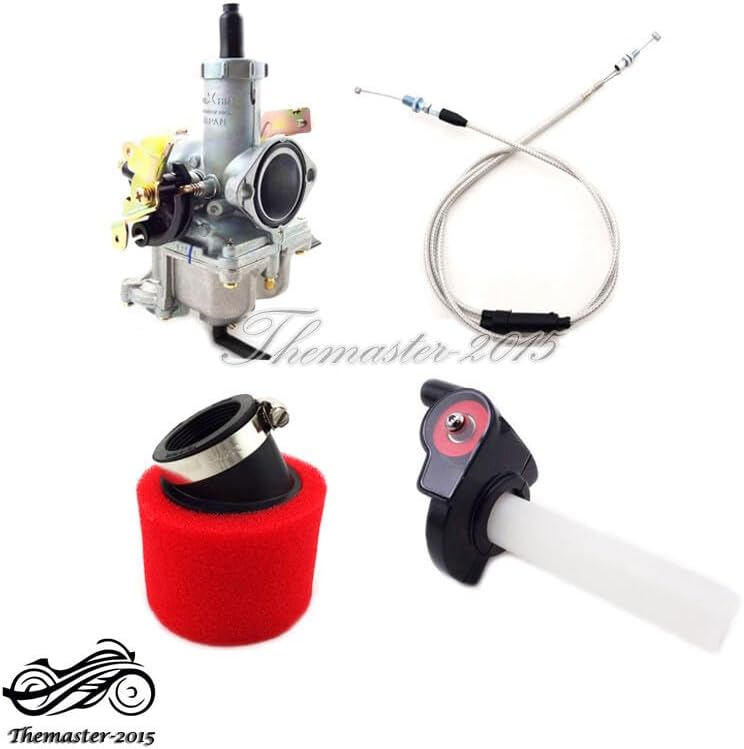 ya 6 8.24 baidi PZ30 Pump Carburetor Throttle Dual Cable Air Filter for 200 250cc ATV Dirt Bike