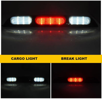 ya 4 8.10 Smoke suitable for 15-20 for Ford F150 LED third brake light LED rear reverse cargo light 