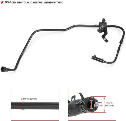 ya 5 8.24 baidi For 2014-2019 Fiesta for Ford Fuel Vapor Vent Purge Valve VMV Hose 1.6L Non-turbo