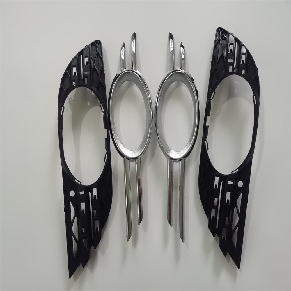 ya 10 9.16 zhengce Set of 4PCS L+R Front Fog Light Trim Cover for Mercedes-Benz W211 E350 E550