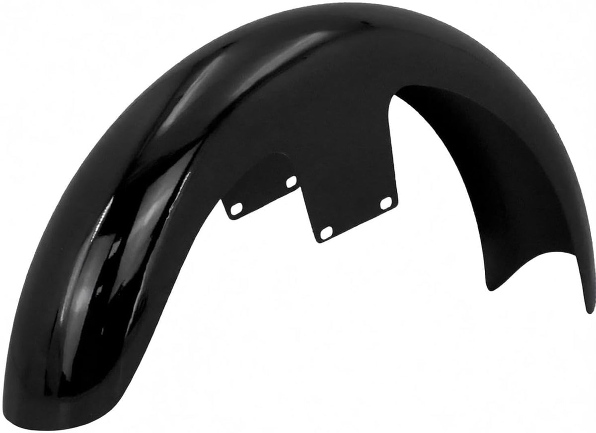 ya 28 10.13 zhengce Gloss Black 120/21 Wrap Front Fender Fit for Harley Touring Electra Road G