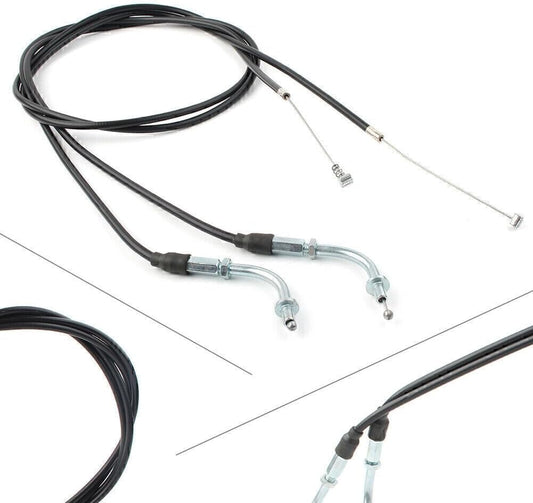 ya 14 9.20 zhengce 2x 130CM Throttle Cable Line Wire Fit for Harley Sportster 883 1200 XL883 X-1