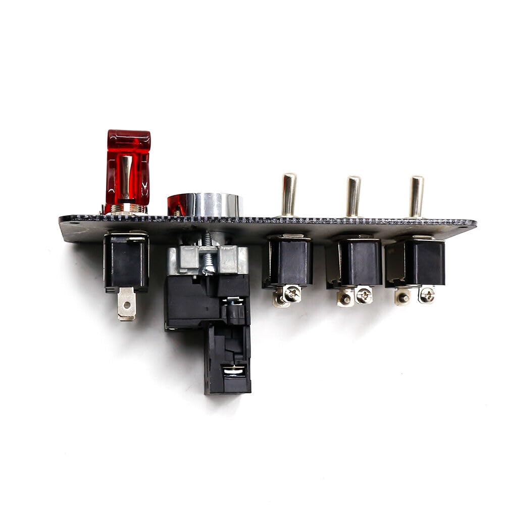 ya 3 8.24 baidi 12V Car 5 in 1 Ignition Switch Panel Toggle Switch Engine Starter Push Button