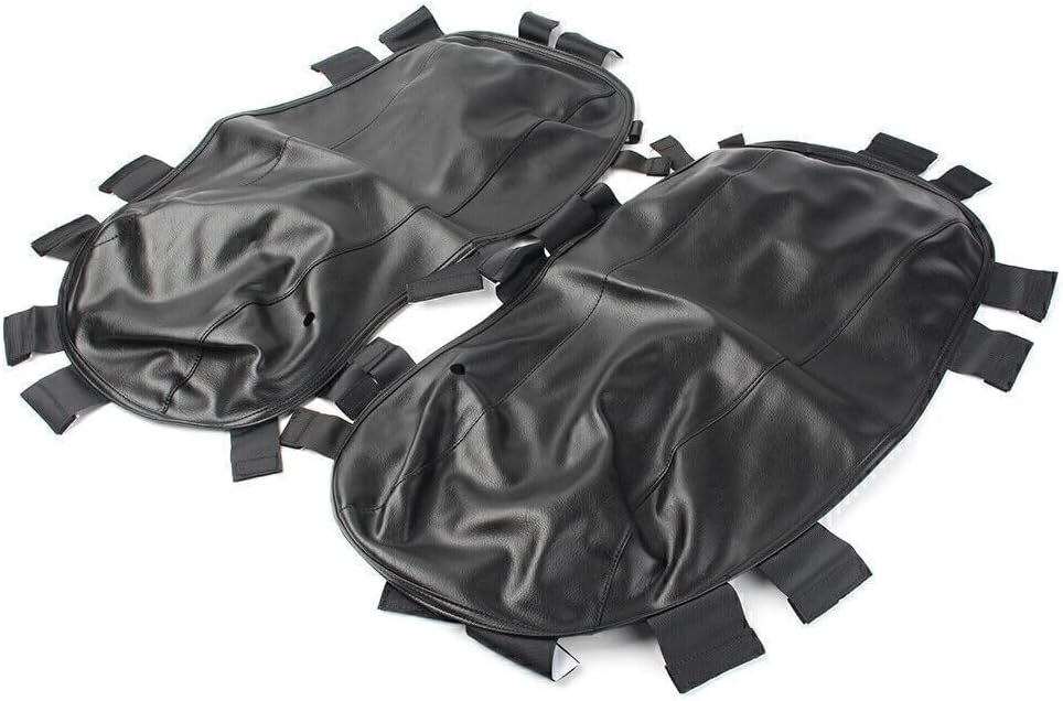 ya 12 10.8 baidi for Harley Touring Street Electra Glide 2014-up Black Saddlebag Lid Bra Covers