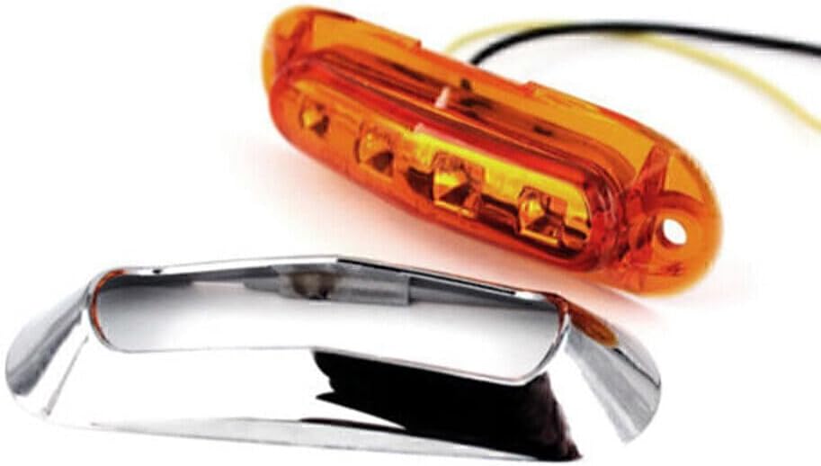 ya 14 9.20 zhengce 10 pieces of amber SMD 4 LED truck side marker lights, gap lights, trailer-1
