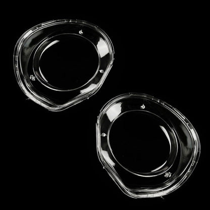 ya 9 10.24 Set of 2 For ESQ 2014 Headlight Lens Clear Cover without Sealant Glue Replace