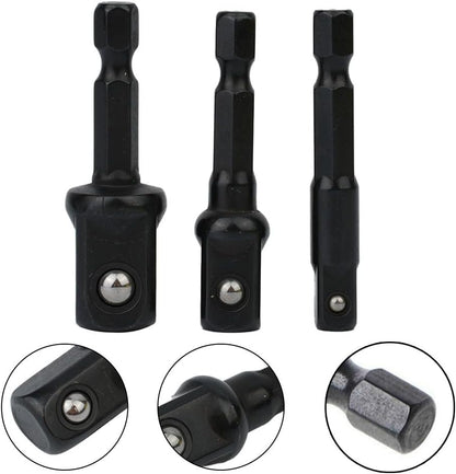 ya 14 9.20 baidi Tool Nut Driver Sockets 3pcs/kit Accessories For Electric Screwdriver Tool-1