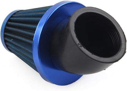 ya 5 8.24 baidi 48mm Air Intake Filter Cleaner Rubber Bend Inlet Motorcycle Stainless Steel Mesh