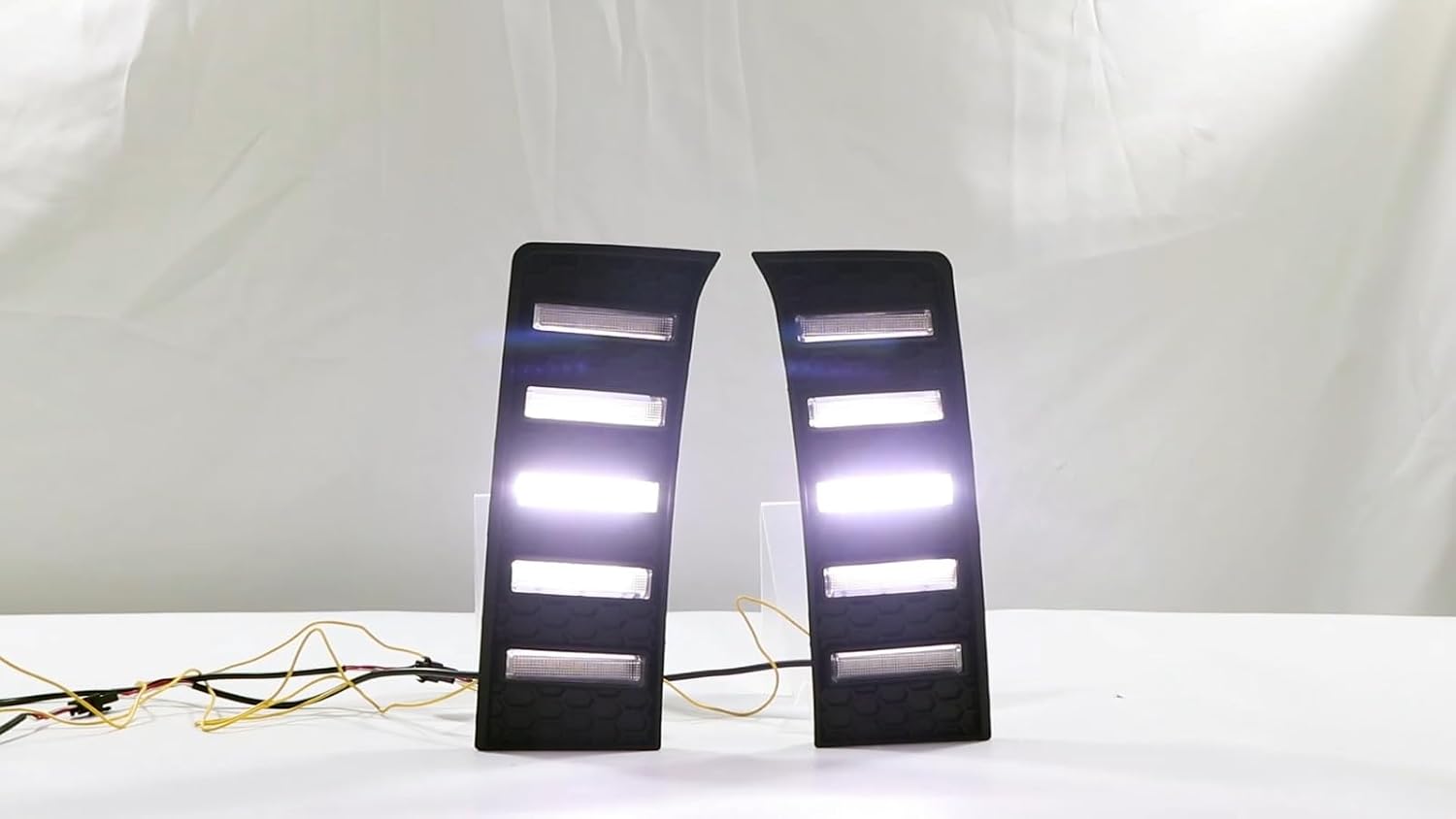 ya 3 8.24 baidi for Toyota Tandra 2022-2024 LED DRL Daytime Running Light Fog Light 1 Set 