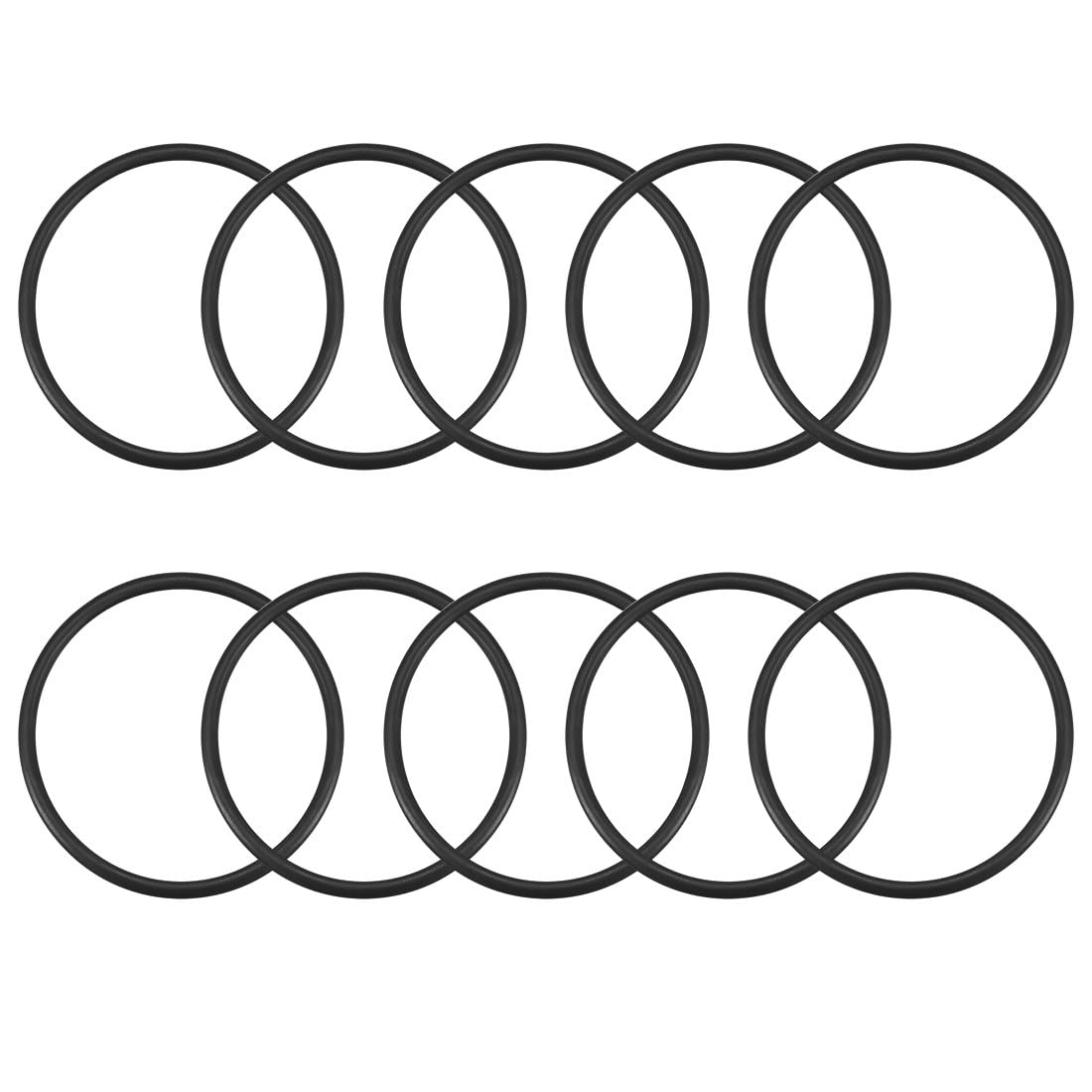 ya 13 9.15 baidi O-Rings Nitrile Rubber 50.8mm x 57mm x 3.1mm Seal Rings Sealing Gasket 10pcs