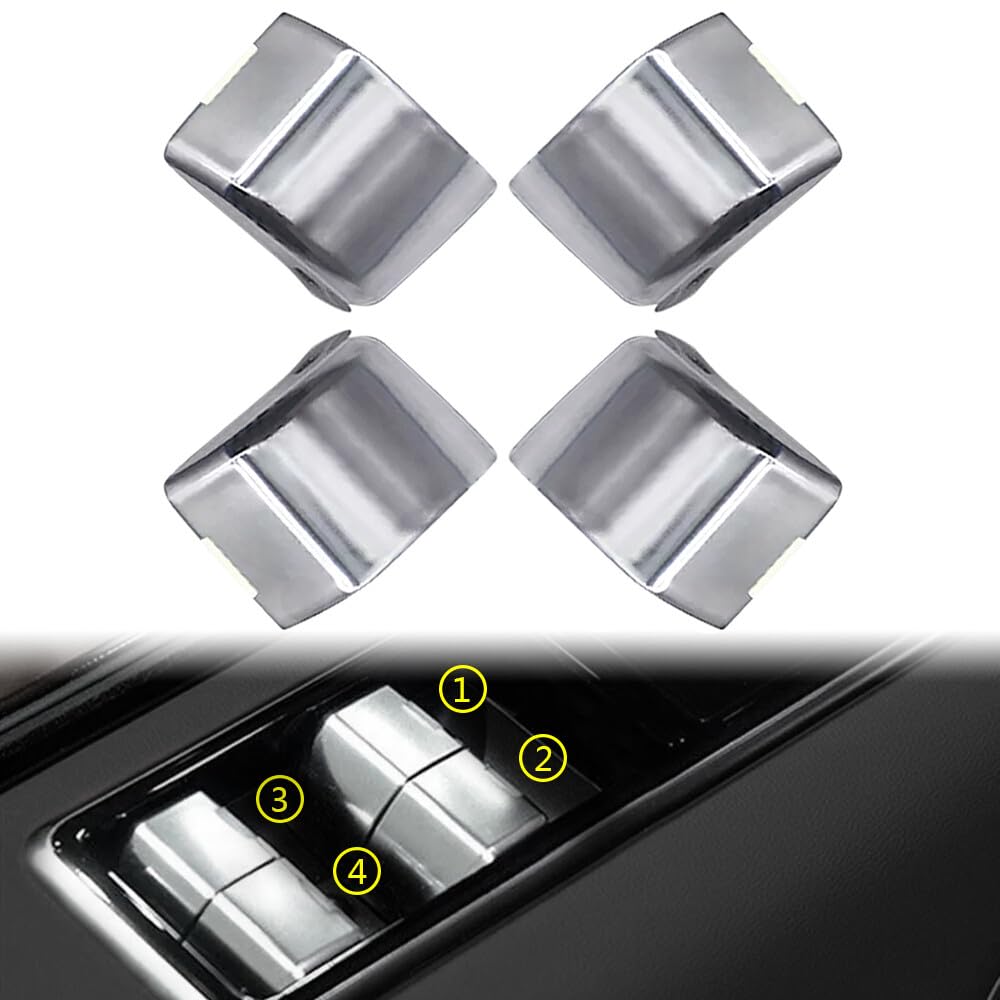 ya 13 9.15 baidi 4X Master Driving Car Window Lift Button Cover for Range Rover Sport 2018-2022