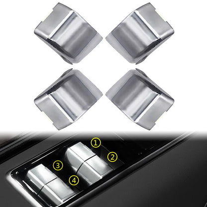 ya 13 9.15 baidi 4X Master Driving Car Window Lift Button Cover for Range Rover Sport 2018-2022