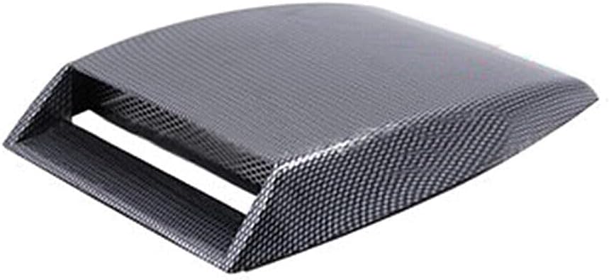 ya 4 8.14 Car Universal Air Flow Intake Scoop Bonnet Hood Vent Decoration Cover Carbon