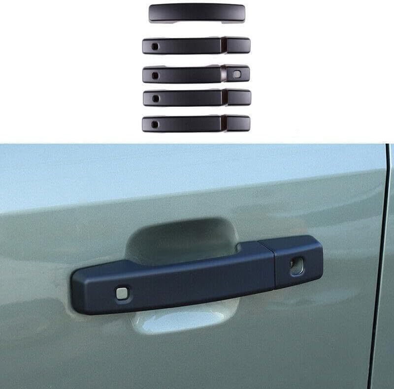 ya 2 8.15 for Land Rover Defender 110 2020-2024 Black Matte Door Handle Cover Trim 