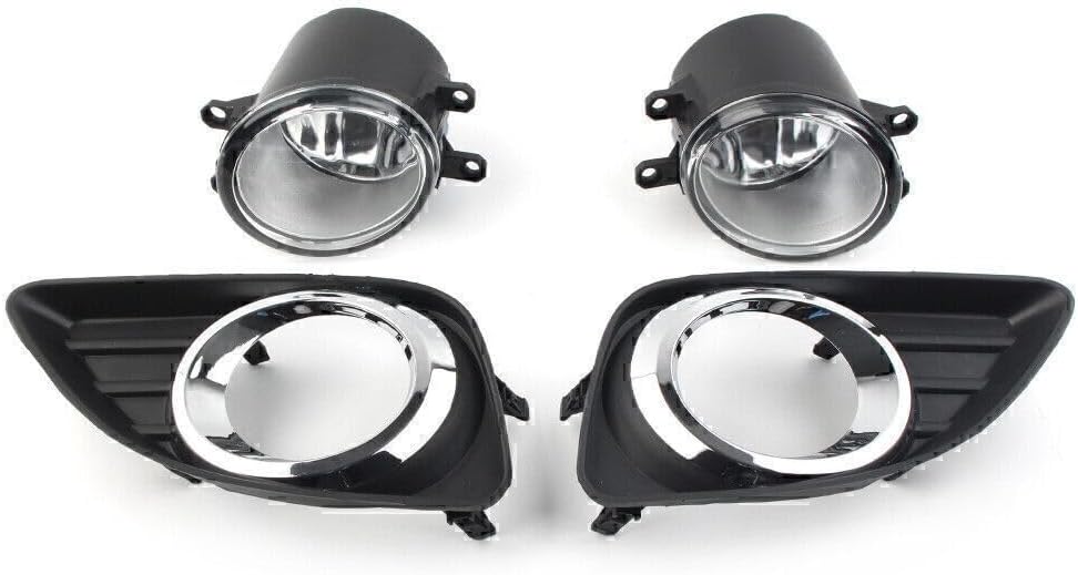 ya 4 8.10 for Toyota for Camry 2010-11 Fog Light Bumper Lamp Cover+Wiring Harness+Switch 2x