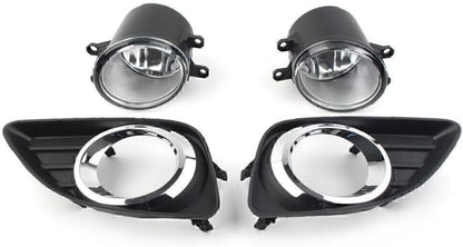 ya 4 8.10 for Toyota for Camry 2010-11 Fog Light Bumper Lamp Cover+Wiring Harness+Switch 2x
