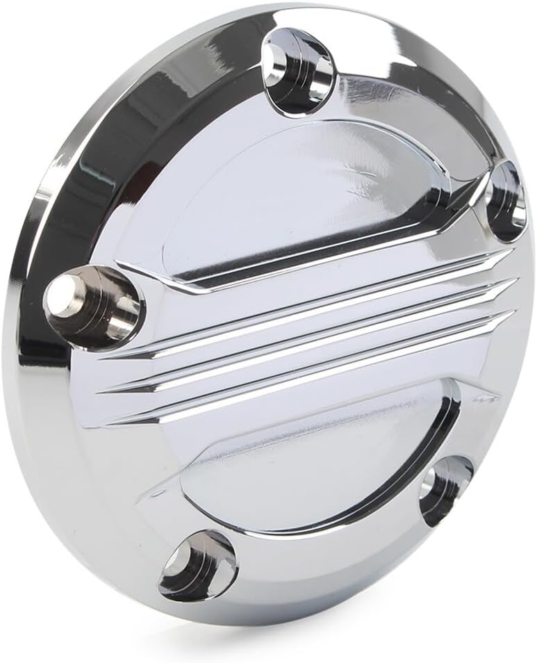 ya 4 8.14 Timing Point Cover 5Holes Fit for Harley Twin Cam 99-17 Touring Electra Glide Chrome