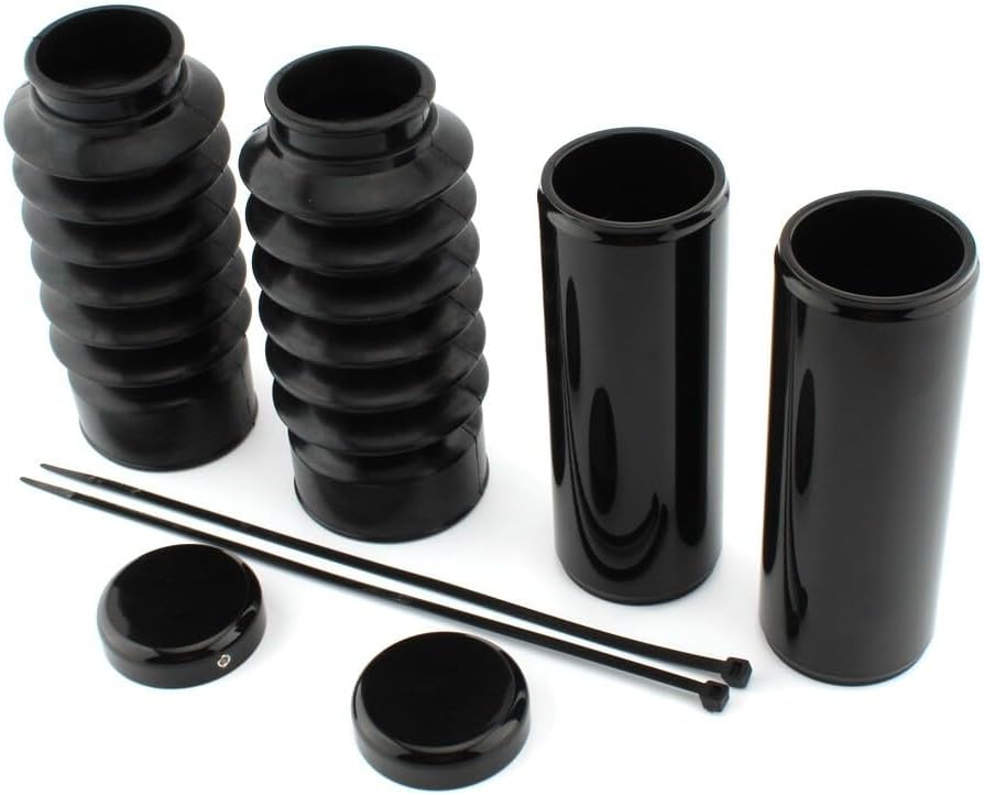 ya 4 8.14 Black fork protector for Harley Davi for DS on Sportster X48 FORTY-IGHT XL1200X