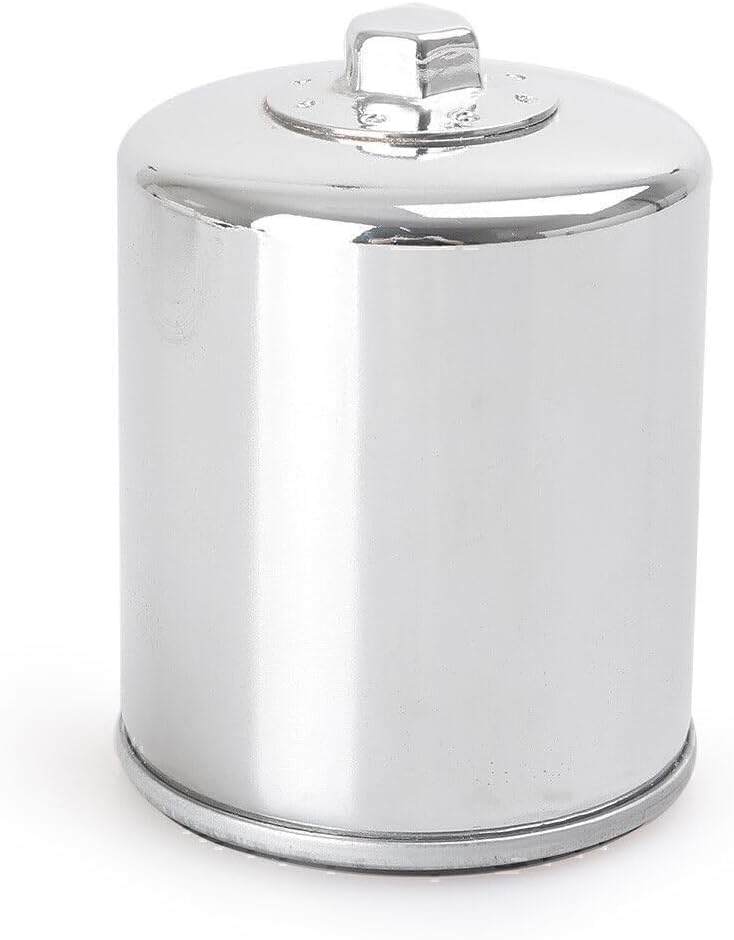 ya 4 8.14 Oil Filter Chrome for Harley-Davidson XL883N FLHRI ELECTRA GLIDE/BUELL