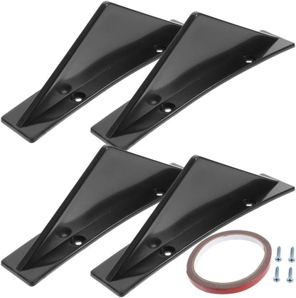 ya 6 8.24 baidi 4 Pcs Rear Spoiler Vehicle Cover Automotive Bumper Diffuser for Cars