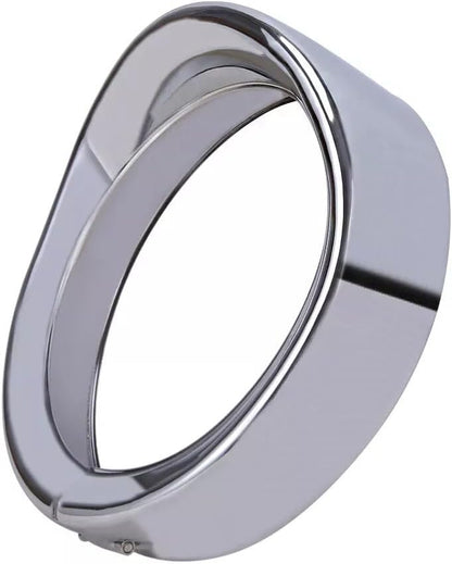ya 6 8.14 7-inch headlight decorative ring shield chrome plated for Harley Street Glide FLHX