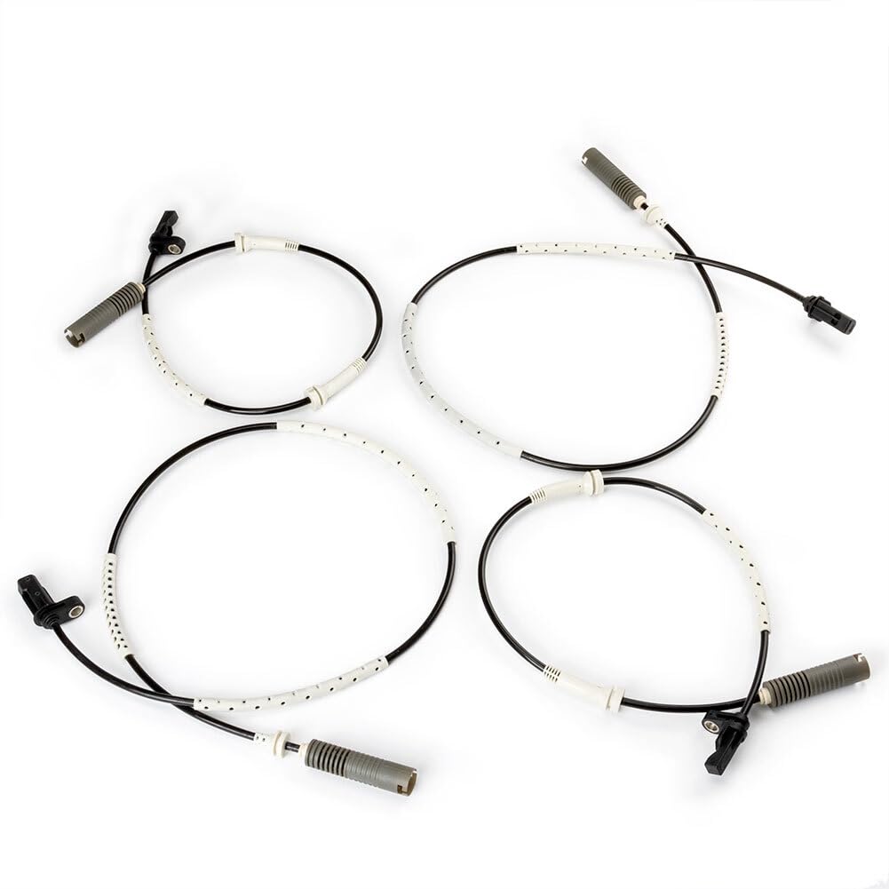 ya 9 10.24 4Pcs Front Rear Left & Right ABS Wheel Speed Sensor for BMW 128i 325i 323i 328i