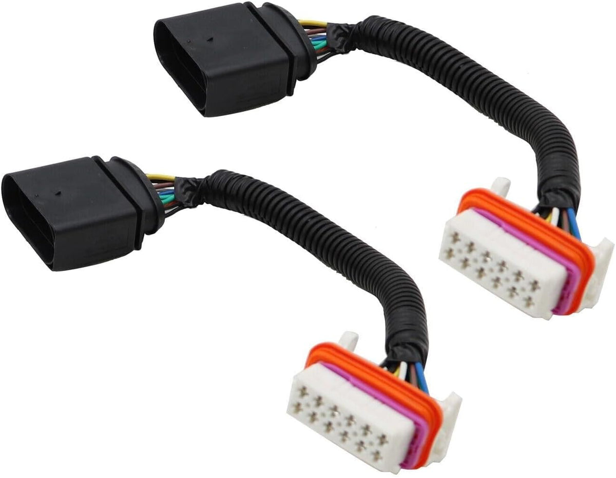 ya 4 8.10 2 pieces of car mounted headlight harness adapter 7L6971071A suitable for VW Touareg 2004-06