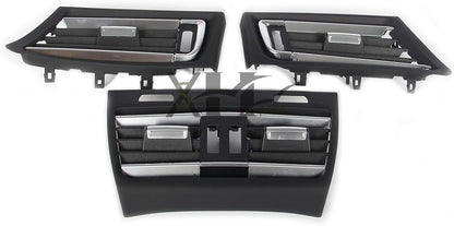 ya 10 9.16 baidi 3pcs Dash AC Air Outlet Vent Kit Fit for BMW 740i 740Li 750i 750Li