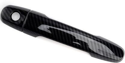 ya 2 8.15 Carbon Fiber ABS Door Handle Cover Trim fit for Toyota for Camry for Corolla Highlander