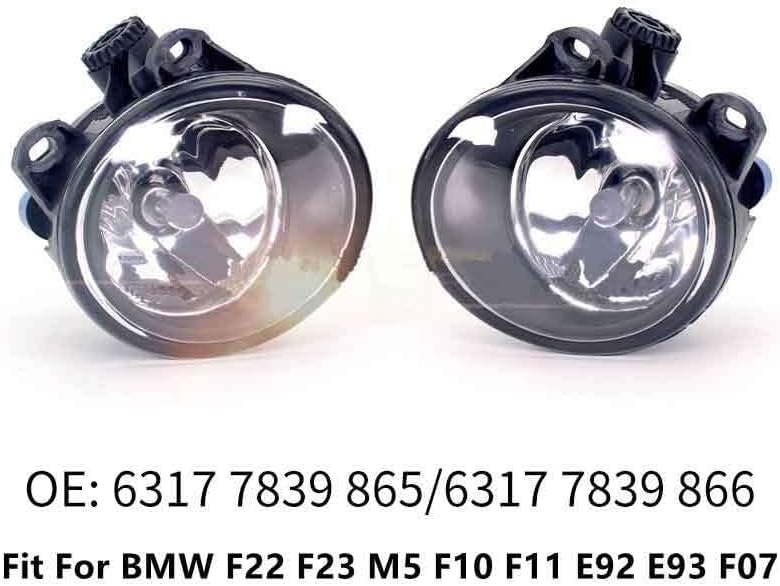 ya 14 9.20 zhengce Fog Lights for 328i 335i Coupe F10 F11 M5 Clear Lens Replacement Bumper La-1