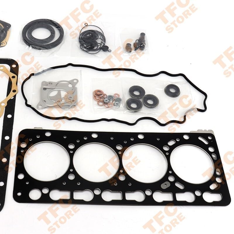 ya 27 10.13 baidi New Full gasket set with head gasket for Kubota 1C020-03310 V3300, V3300T, 12 V
