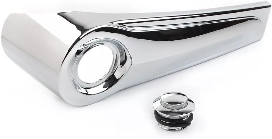 ya 23 10.7 baidi Chrome Dash Panel+ Tank Cap Cover for Harley Electra Street Road Glide 86-07