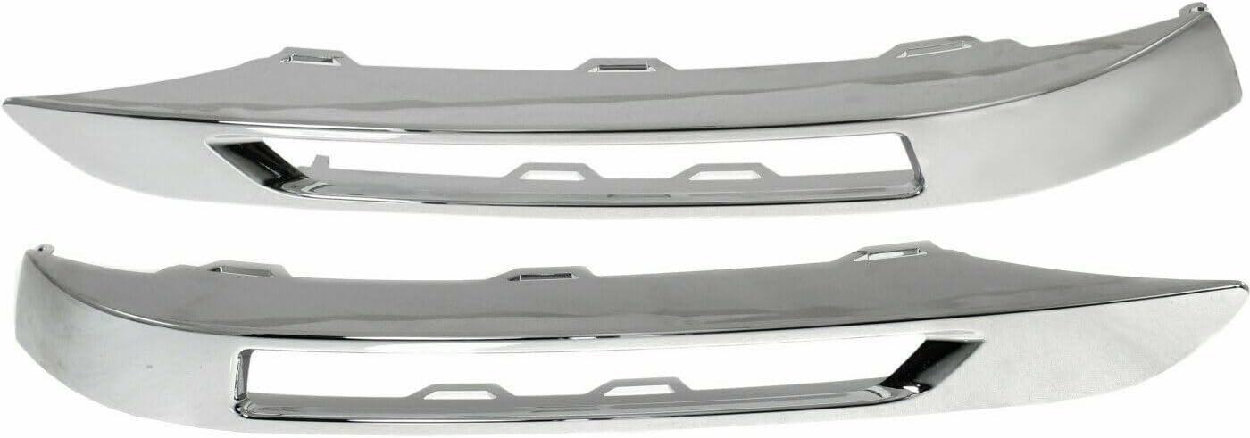 ya 4 8.14 2-pack front fog light chrome trim protective cover suitable for 2013-2015 Mercedes X204 GLK350