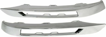 ya 4 8.24 baidi 2-pack front fog light chrome trim protective cover suitable for 2013-2015 Mercedes X204 GLK350