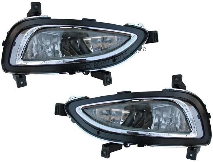 ya 7 8.24 baidi for Hyundai Azera 2011-2014 Pair Front Bumper Fog Lamp Daytime Running Light