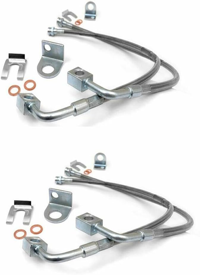 ya 10 9.16 baidi 89716 Stainless Brake Lines Front&Rear for Jeep for Wrangler 2.0 3.6L 3.8L 2007-2018